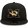 Men's New Era Black Missouri Tigers Primary Team Logo Basic 59FIFTY Fitted Hat