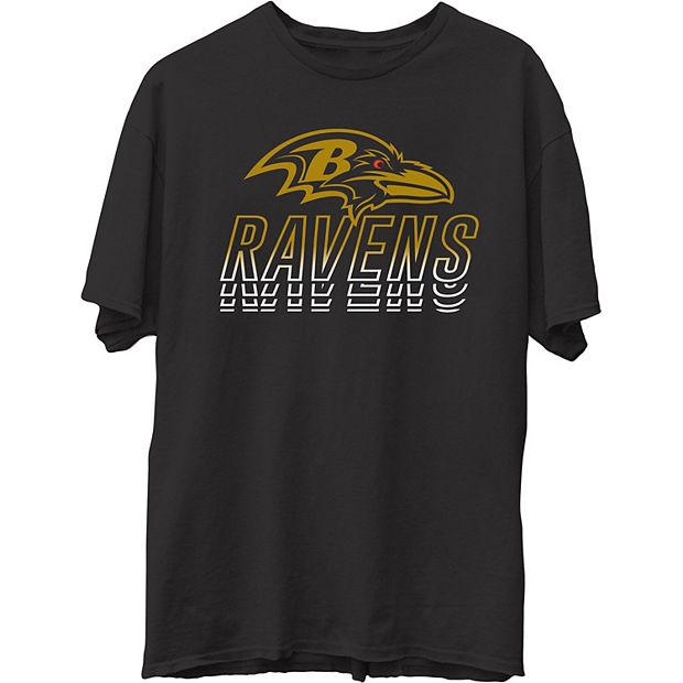 Men's Junk Food Black Baltimore Ravens Repeat Win T-Shirt