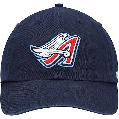 Men's '47 Navy California Angels 1997 Wings Logo Cooperstown Collection Clean Up Adjustable Hat