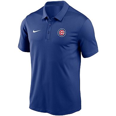 Men's Nike Royal Chicago Cubs Team Logo Franchise Performance Polo