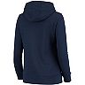 Women's Fanatics Branded Navy St. Louis Blues Primary Logo Pullover Hoodie