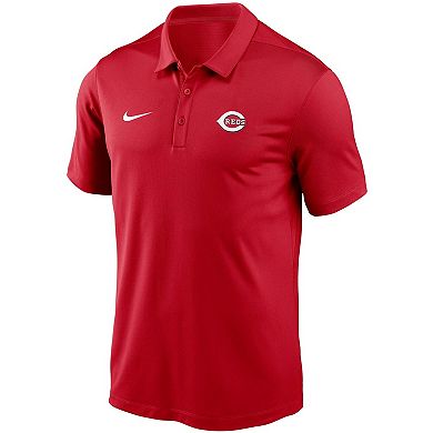 Men's Nike Red Cincinnati Reds Team Logo Franchise Performance Polo