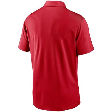 Men's Nike Red Cincinnati Reds Team Logo Franchise Performance Polo