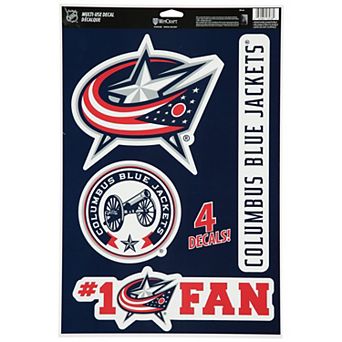WinCraft Columbus Blue Jackets #1 Fan 11" x 17" Multi-Use Decal Sheet