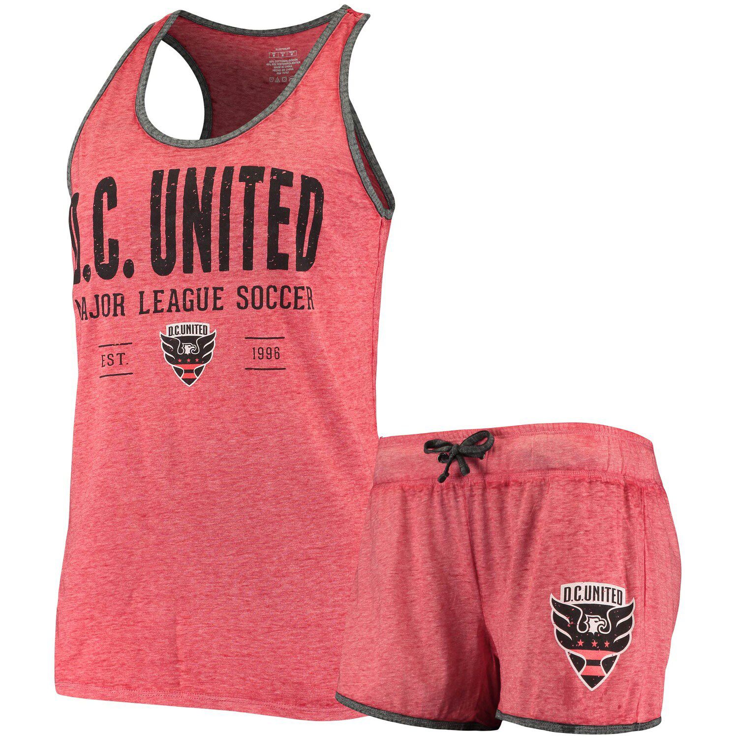 Image for Unbranded Women's Concepts Sport Red D.C. United Deed Tank and Shorts Sleep Set at Kohl's.