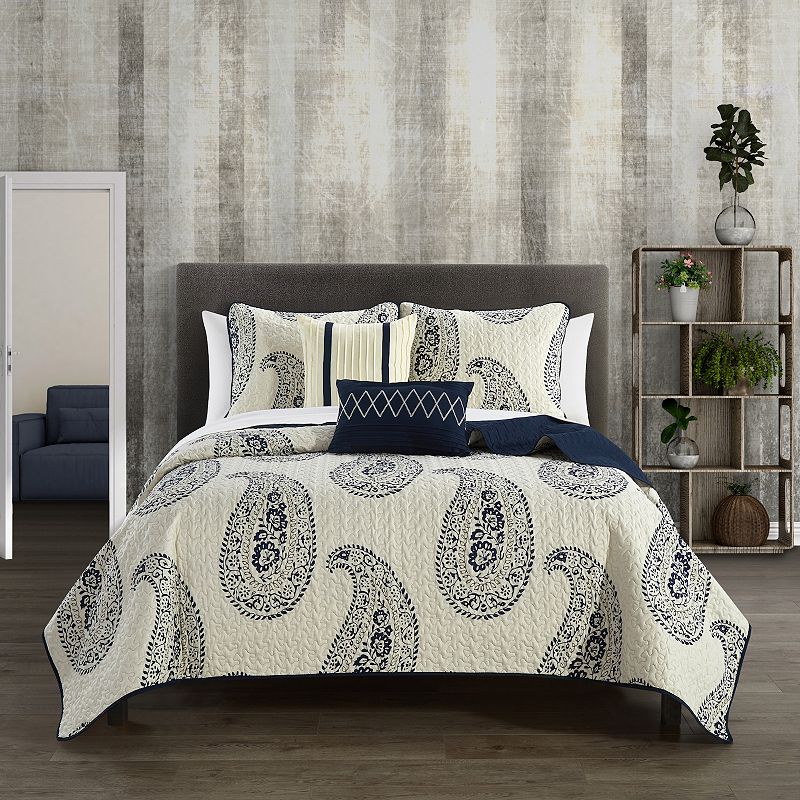 62213870 Chic Home Safira Quilt Set with Coordinating Pillo sku 62213870