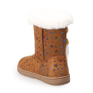 Jumping Beans® Noraa Toddler Girls' Faux-Fur Winter Boots