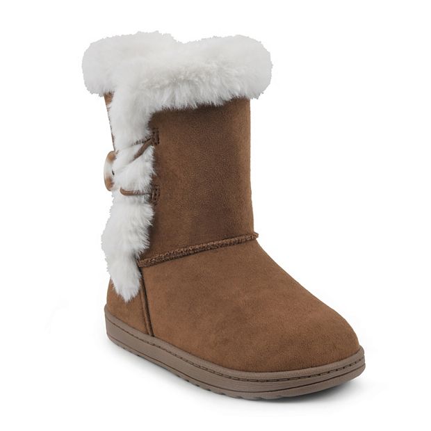 Jumping Beans Noraa Toddler Girls Faux Fur Boots