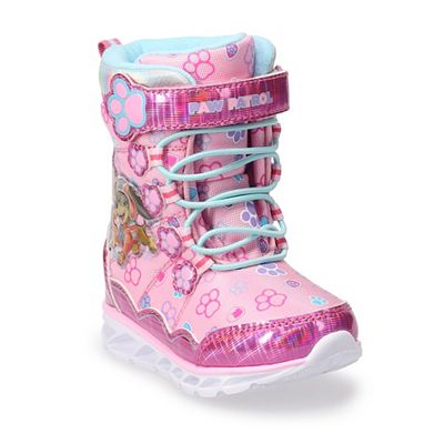 Paw Patrol Toddler Girls Light Up Winter Boots