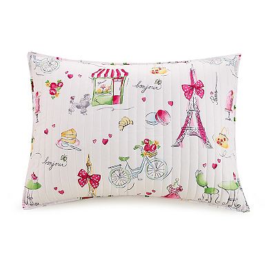 Urban Playground Pretty in Paris Quilt Set with Shams