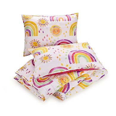 Urban Playground Rainbows and Suns Quilt Set with Shams