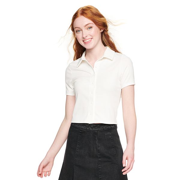 Kohls white polo shop shirt