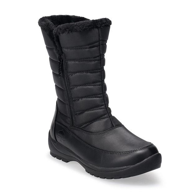 Waterproof black womens clearance boots