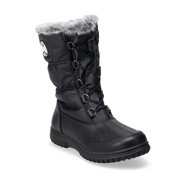 Winter boots hotsell black womens