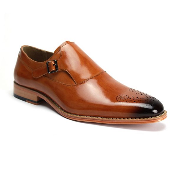 Giovanni Keegan Men's Monk Strap Dress Shoes