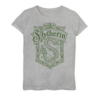 Girls 7-16 Harry Potter Slytherin Detailed Crest Graphic Tee