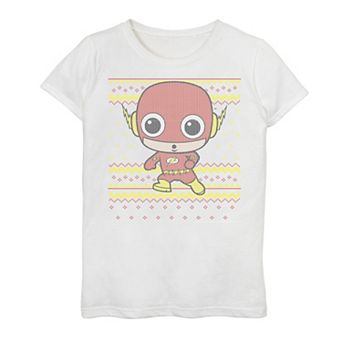 Girls 7-16 Flash Chibi Knit Style Graphic Tee