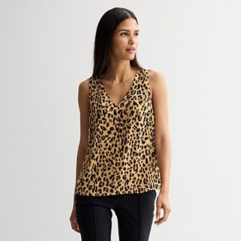 Women's Petite Nine West V-Neck Tank Top