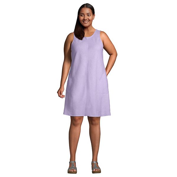 Plus size sleeveless shift dress hotsell
