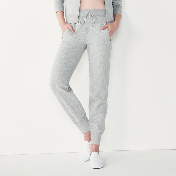 Women's Nine West Zipper-Pocket Jogger Sweatpants