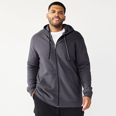 Big & Tall Tek Gear® Ultra Soft Fleece Full Zip Hoodie