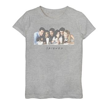 Girls 7-16 Friends Group Shot Milkshake Logo Graphic Tee