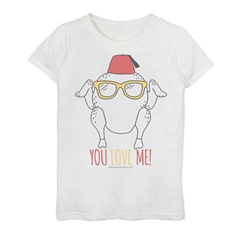 Girls 7-16 Friends Turkey You Love Me Graphic Tee