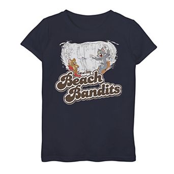 Girls 7-16 Tom & Jerry Beach Bandits Graphic Tee