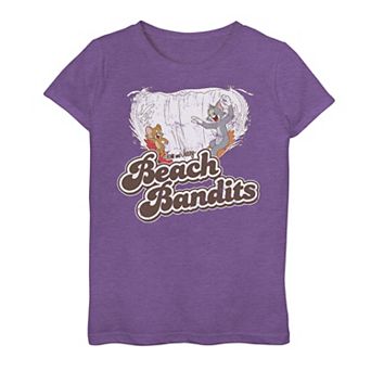 Girls 7-16 Tom & Jerry Beach Bandits Graphic Tee