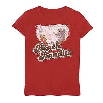 Girls 7-16 Tom & Jerry Beach Bandits Graphic Tee