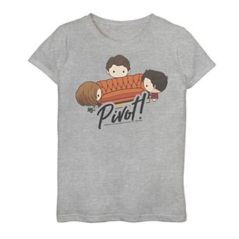 Girls 7-16 Friends Chibi Pivot Graphic Tee