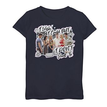 Girls 7-16 Friends I Wish I Could But I Don't Want To Graphic Tee