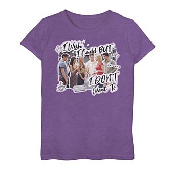Girls 7-16 Friends I Wish I Could But I Don't Want To Graphic Tee