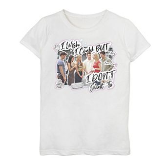Girls 7-16 Friends I Wish I Could But I Don't Want To Graphic Tee