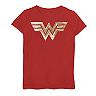 Girls 7-16 DC Comics Wonder Woman 1984 Gold Logo Graphic Tee