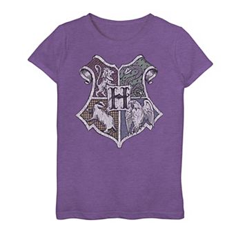 Girls 7-16 Harry Potter Hand Drawn Crest Graphic Tee