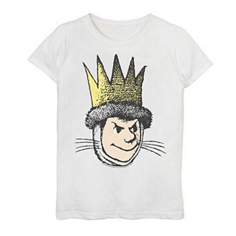 Girls 7-16 Where The Wild Things Are Max Big Face Graphic Tee