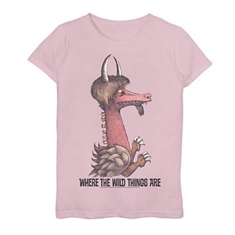 Girls 6-20 Where The Wild Things Are Long Neck Monster Graphic Tee