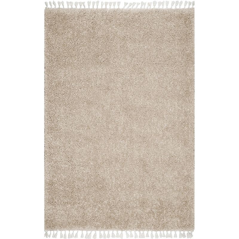 nuLOOM Neva Casual Plush Shag Rug, Beig/Green, 11X15 Ft