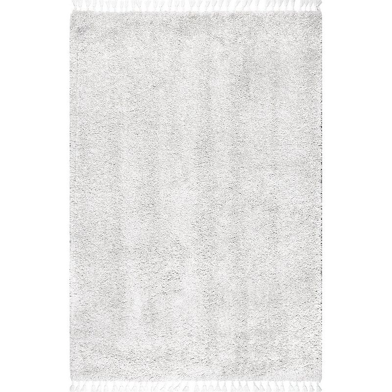 nuLOOM Neva Casual Plush Shag Rug, Beig/Green, 11X15 Ft