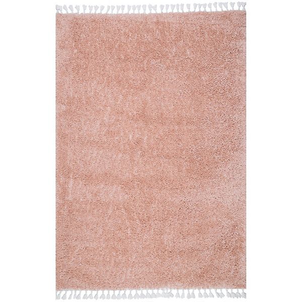 8'x8' Square Loomed Area Rug Pink - nuLOOM