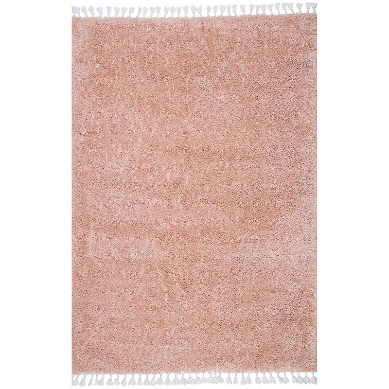 nuLOOM Neva Casual Plush Shag Rug, Pink, 11X15 Ft