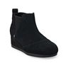TOMS Kelsey Girls' Suede Wedge Ankle Boots