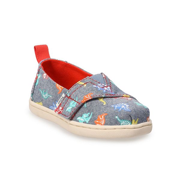 TOMS Dino Bones Baby Toddler Glow in the Dark Alpargata Shoes