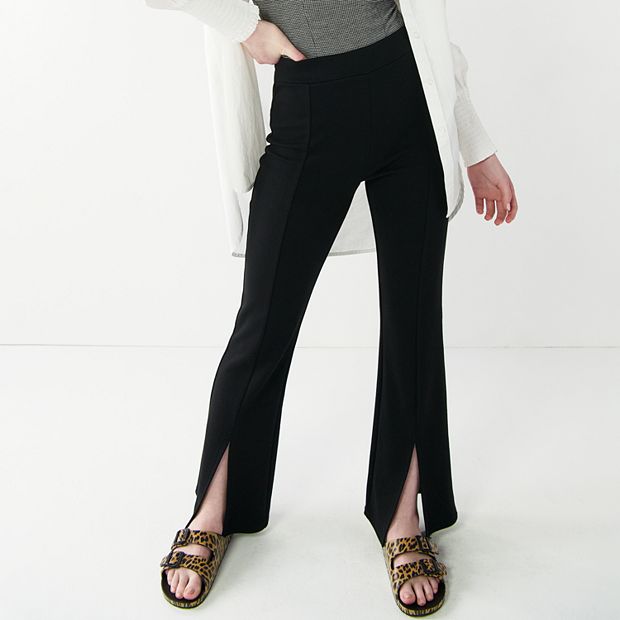 Juniors' SO® Split Hem Flare Pants