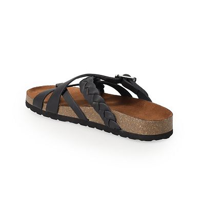 Sonoma Goods For Life® Likeable Women's Leather Slide Sandals