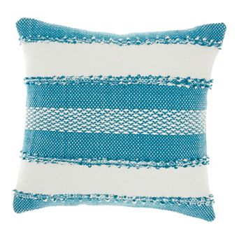 Mina Victory Woven Stripes & Dots Indoor Outdoor Throw Pillow