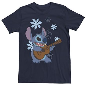 Big & Tall Disney Lilo & Stitch Stitch Flowers Poster Tee