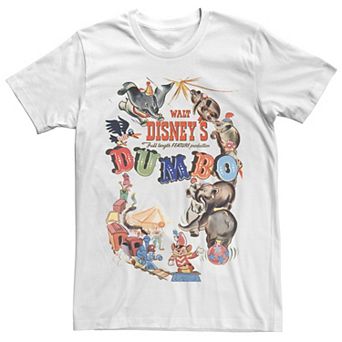 Big & Tall Disney Dumbo Vintage Movie Poster Tee