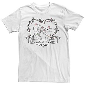 Big & Tall Disney The Aristocats Duchess & Thomas Purrfect Pair Tee